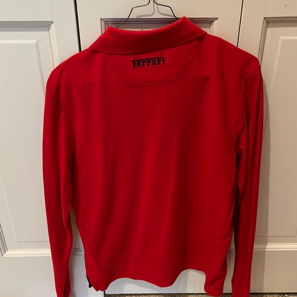 GENUINE Long sleeve Ferrari Polo Shirt Small - Picture 5 of 5